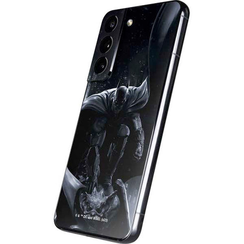 DC Comics Arkham Origins Batman In action pose Galaxy S22 Skin